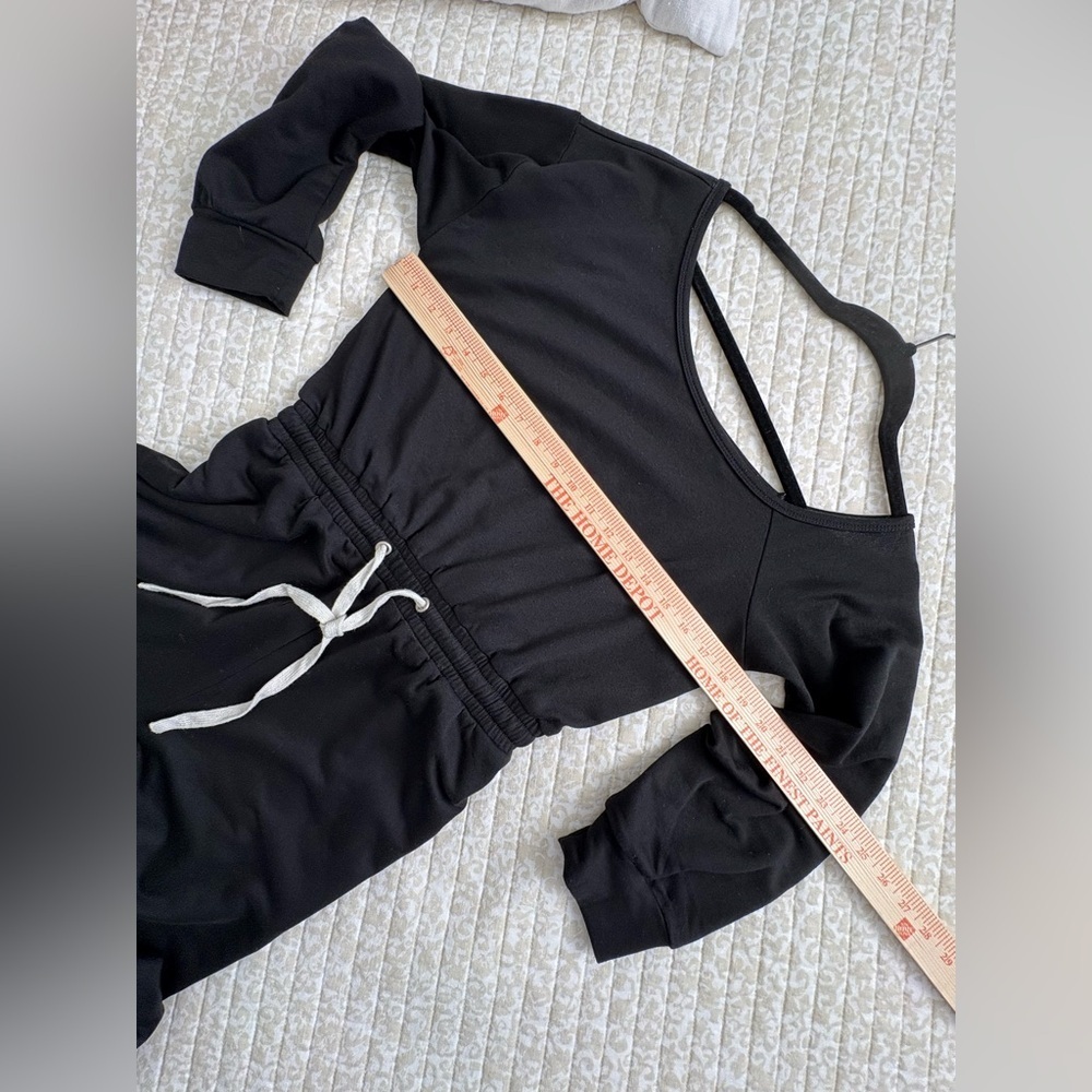 Le Lis Off-the-Shoulder Sweatshirt Jumpsuit Romper | Luxe Cotton Blend | M - Picture 8 of 15